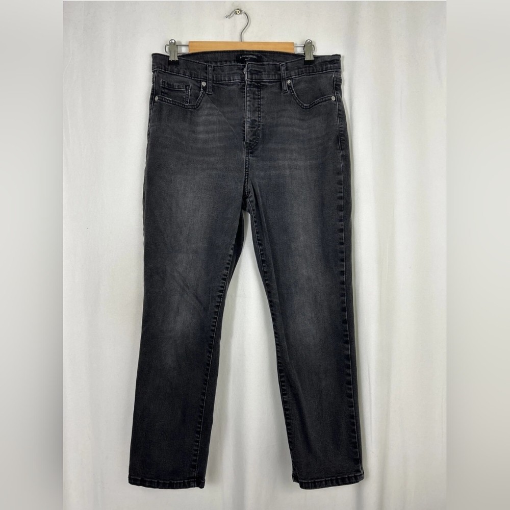Banana Republic Dark Wash Hi Rise Slim Fit Jean Holiday 2021 Size 32/14